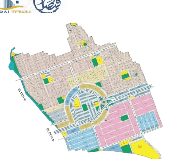 Faisal Hills Islamabad layout plan — compared side by side with B-17 Multi Gardens location