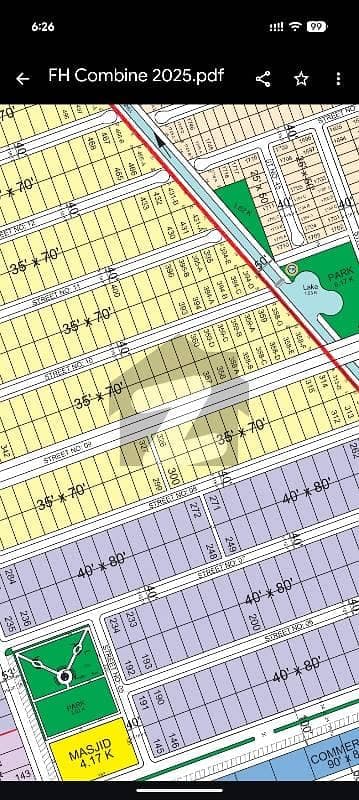 10 Marla 60 ft Road Margalla Face Plot Block B Faisal Hills For Sale
