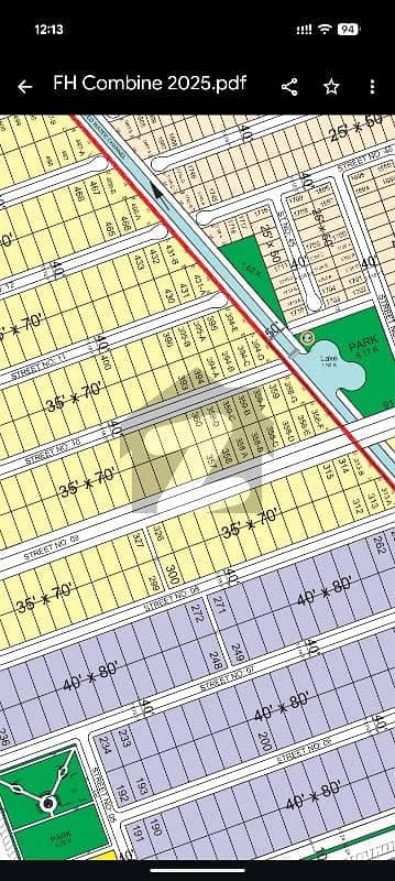 10 Marla 60 ft Road Margalla Face Plot Faisal Hills Block B For Sale